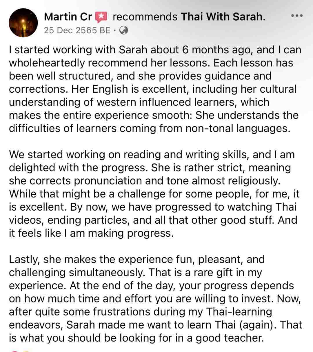 Student review 4