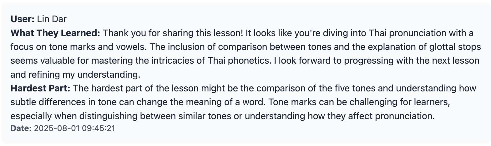 Student review 8