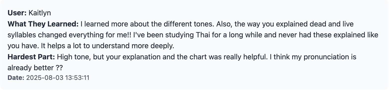 Student review 7